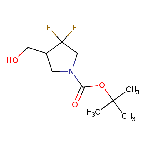 OCC1CN(CC1(F)F)C(=O)OC(C)(C)C