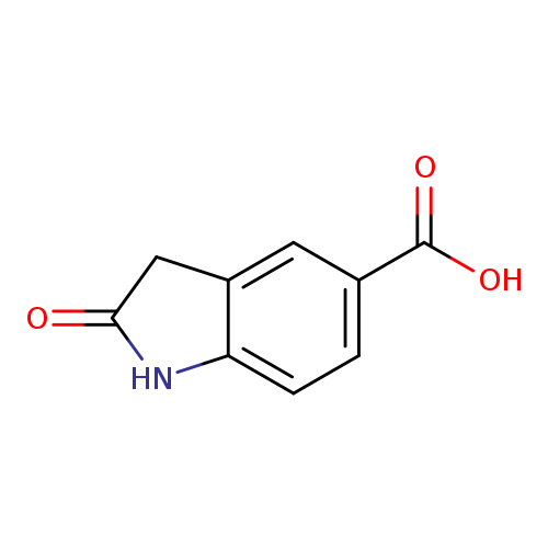 O=C1Nc2c(C1)cc(cc2)C(=O)O