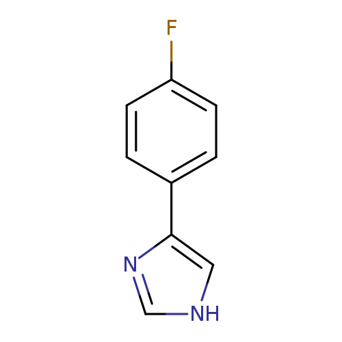 Fc1ccc(cc1)c1nc[nH]c1