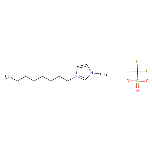 FC(S(=O)(=O)[O-])(F)F.CCCCCCCC[n+]1ccn(c1)C