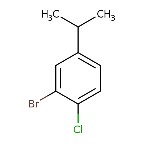 CC(c1ccc(c(c1)Br)Cl)C