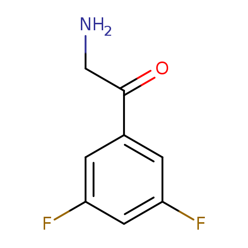 NCC(=O)c1cc(F)cc(c1)F