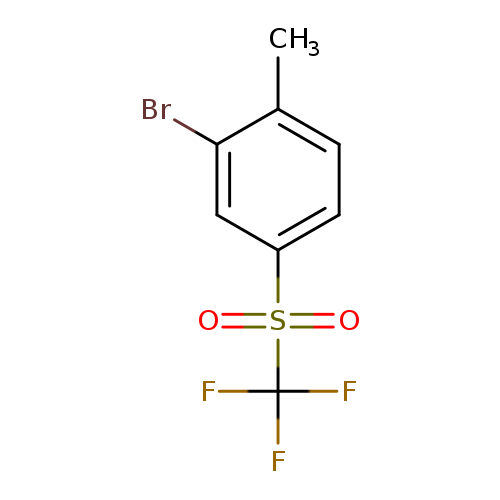 Cc1ccc(cc1Br)S(=O)(=O)C(F)(F)F