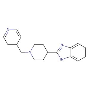 n1ccc(cc1)CN1CCC(CC1)c1nc2c([nH]1)cccc2