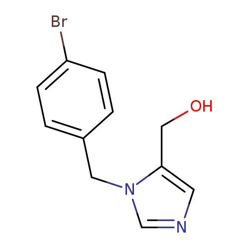 OCc1cncn1Cc1ccc(cc1)Br