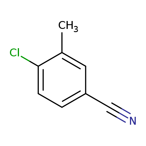 N#Cc1ccc(c(c1)C)Cl