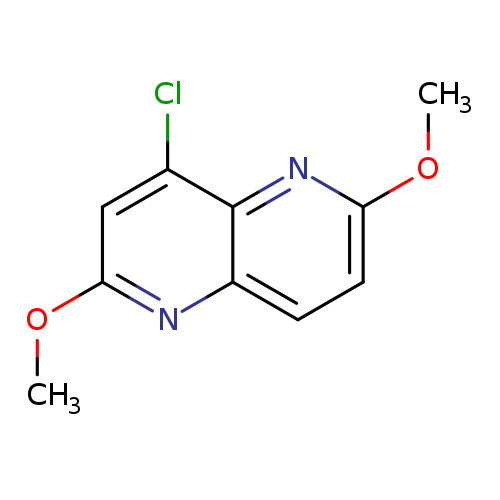 COc1cc(Cl)c2c(n1)ccc(n2)OC
