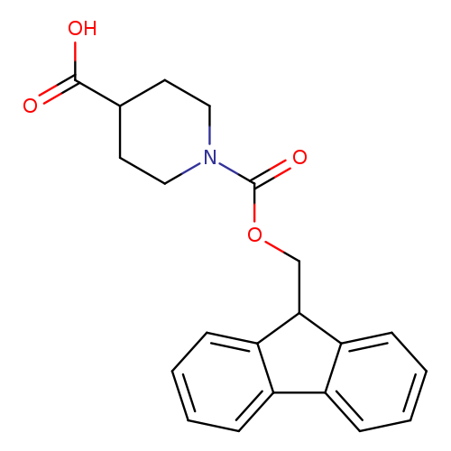 OC(=O)C1CCN(CC1)C(=O)OCC1c2ccccc2c2c1cccc2