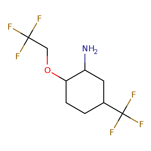 NC1CC(CCC1OCC(F)(F)F)C(F)(F)F