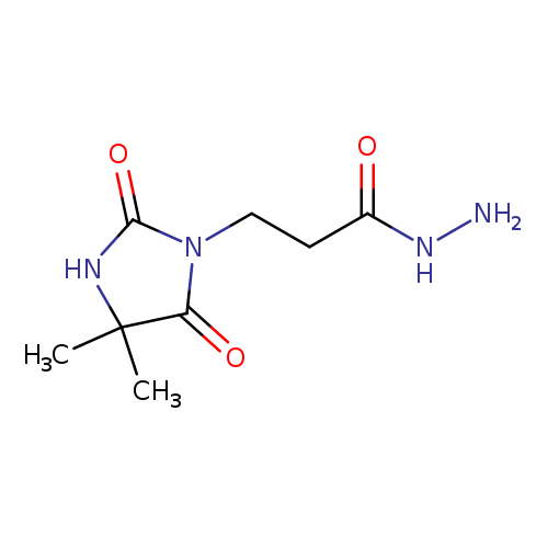 NNC(=O)CCN1C(=O)NC(C1=O)(C)C