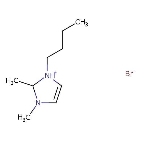 CCCC[NH+]1C=CN(C1C)C.[Br-]