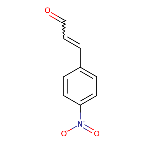 O=CC=Cc1ccc(cc1)[N+](=O)[O-]