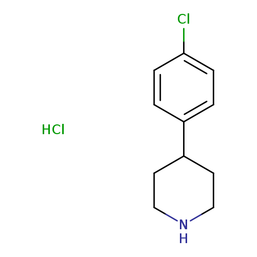 Clc1ccc(cc1)C1CCNCC1.Cl
