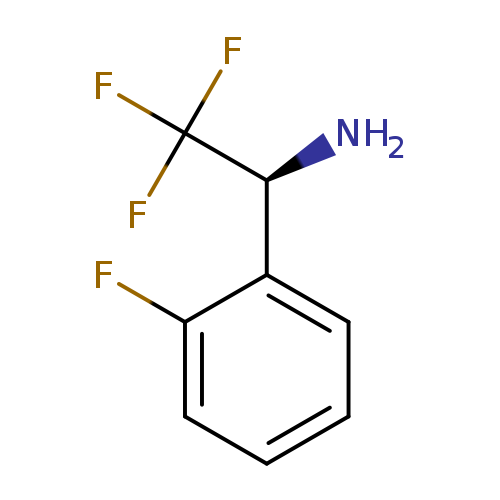 Fc1ccccc1[C@@H](C(F)(F)F)N