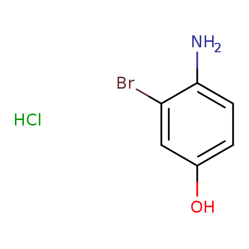 Oc1ccc(c(c1)Br)N.Cl