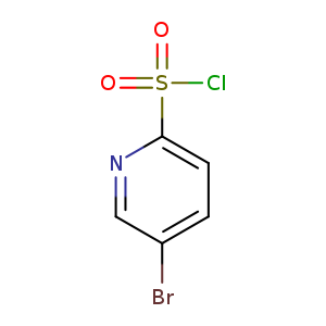 Brc1ccc(nc1)S(=O)(=O)Cl