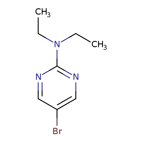 CCN(c1ncc(cn1)Br)CC