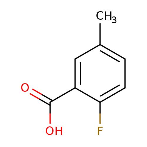 Cc1ccc(c(c1)C(=O)O)F