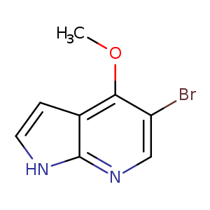 COc1c(Br)cnc2c1cc[nH]2