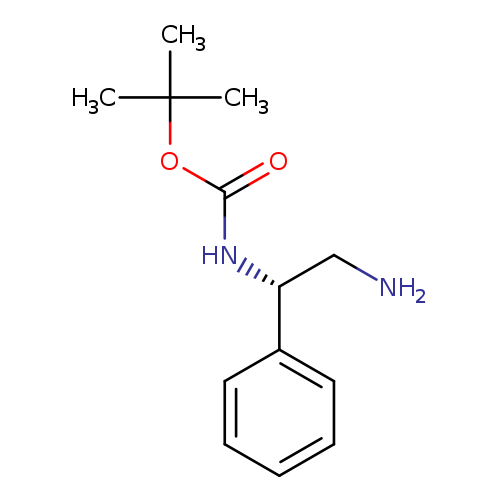 NC[C@H](c1ccccc1)NC(=O)OC(C)(C)C