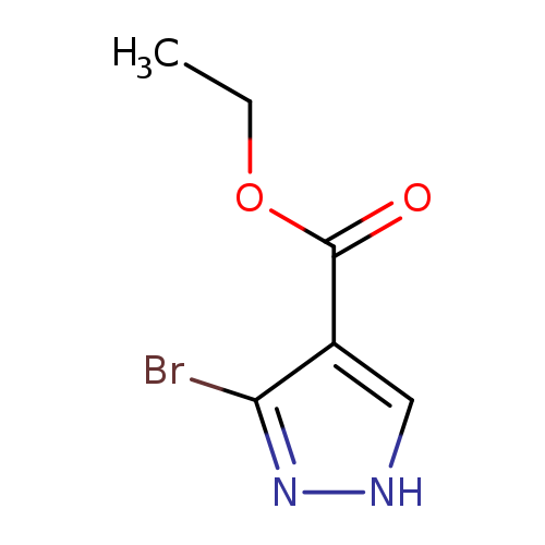 CCOC(=O)c1c[nH]nc1Br