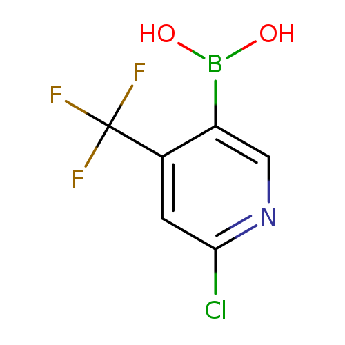 Clc1ncc(c(c1)C(F)(F)F)B(O)O