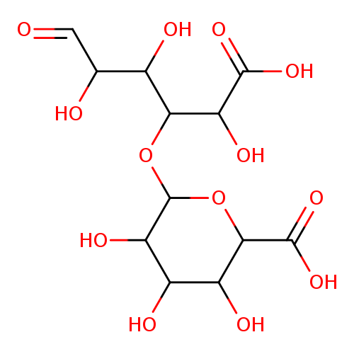 O=CC(C(C(C(C(=O)O)O)OC1OC(C(=O)O)C(C(C1O)O)O)O)O