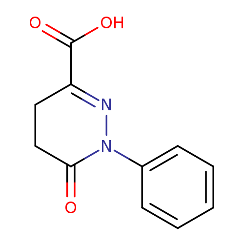 OC(=O)C1=NN(C(=O)CC1)c1ccccc1