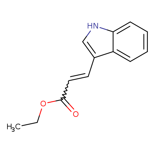 CCOC(=O)C=Cc1c[nH]c2c1cccc2