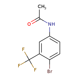 CC(=O)Nc1ccc(c(c1)C(F)(F)F)Br