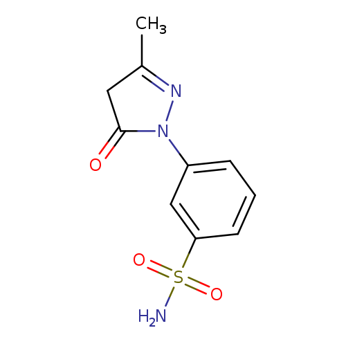 CC1=NN(C(=O)C1)c1cccc(c1)S(=O)(=O)N