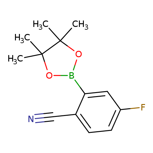 N#Cc1ccc(cc1B1OC(C(O1)(C)C)(C)C)F
