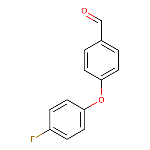 O=Cc1ccc(cc1)Oc1ccc(cc1)F