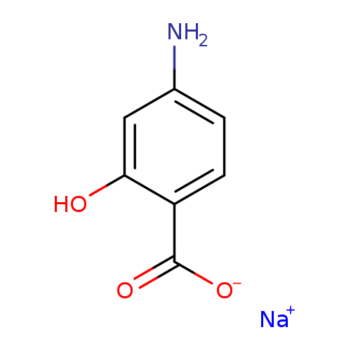 Nc1ccc(c(c1)O)C(=O)[O-].[Na+]