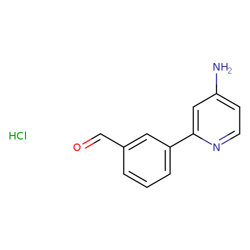 O=Cc1cccc(c1)c1nccc(c1)N.Cl