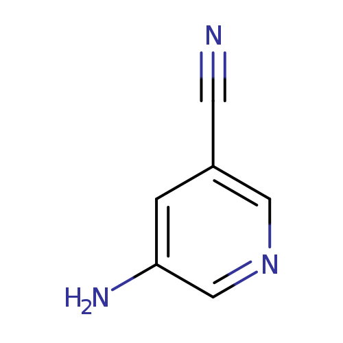 Nc1cc(cnc1)C#N