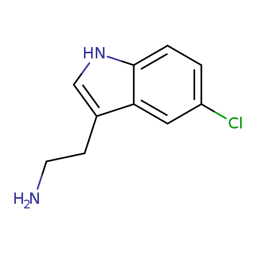 NCCc1c[nH]c2c1cc(Cl)cc2