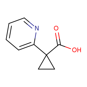 OC(=O)C1(CC1)c1ccccn1