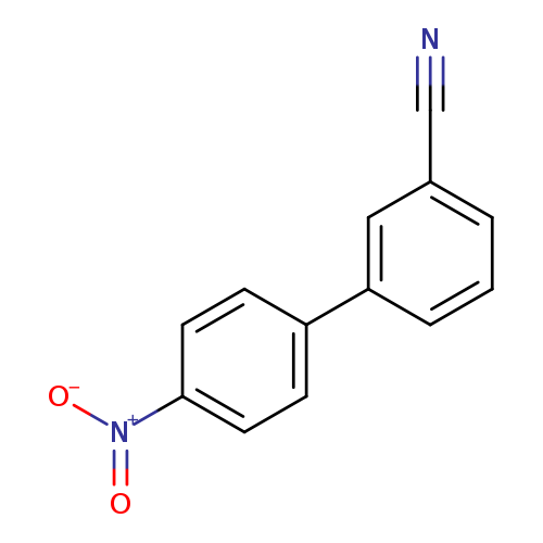 N#Cc1cccc(c1)c1ccc(cc1)[N+](=O)[O-]