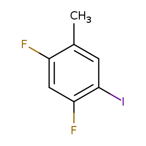 Cc1cc(I)c(cc1F)F