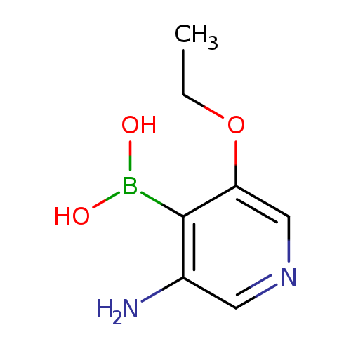 CCOc1cncc(c1B(O)O)N