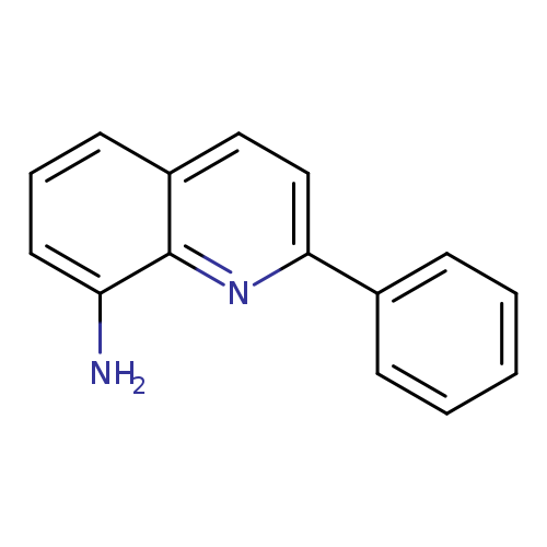 Nc1cccc2c1nc(cc2)c1ccccc1