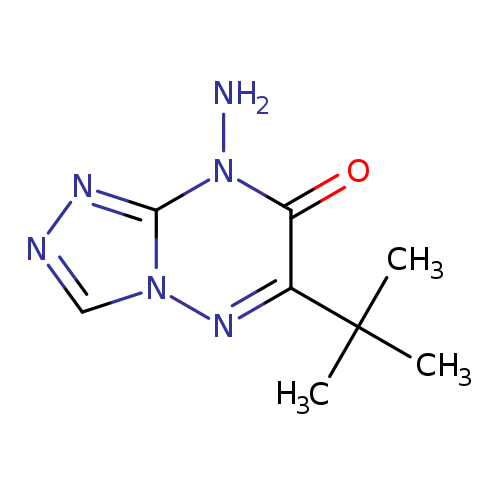 Nn1c(=O)c(nn2c1nnc2)C(C)(C)C