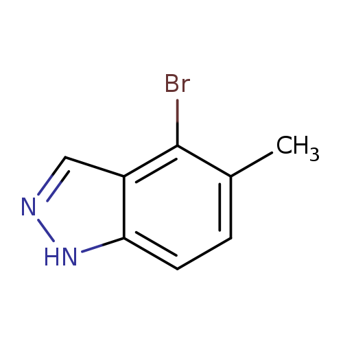 Cc1ccc2c(c1Br)cn[nH]2