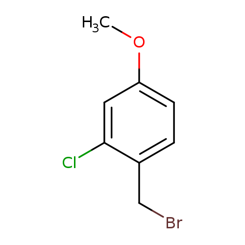 COc1ccc(c(c1)Cl)CBr