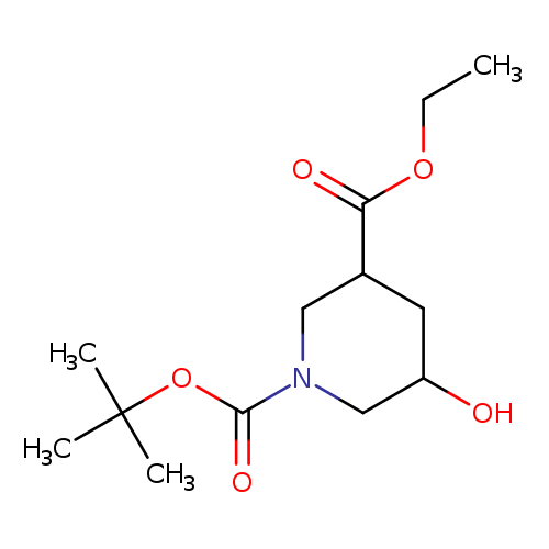 CCOC(=O)C1CC(O)CN(C1)C(=O)OC(C)(C)C