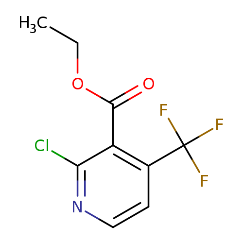 CCOC(=O)c1c(Cl)nccc1C(F)(F)F