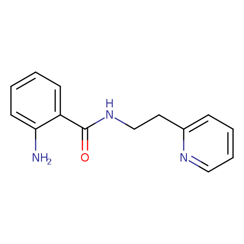 O=C(c1ccccc1N)NCCc1ccccn1