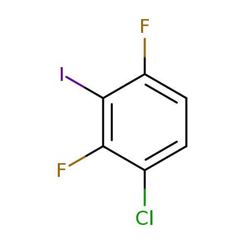 Clc1ccc(c(c1F)I)F