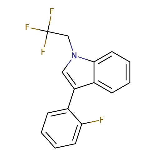 Fc1ccccc1c1cn(c2c1cccc2)CC(F)(F)F